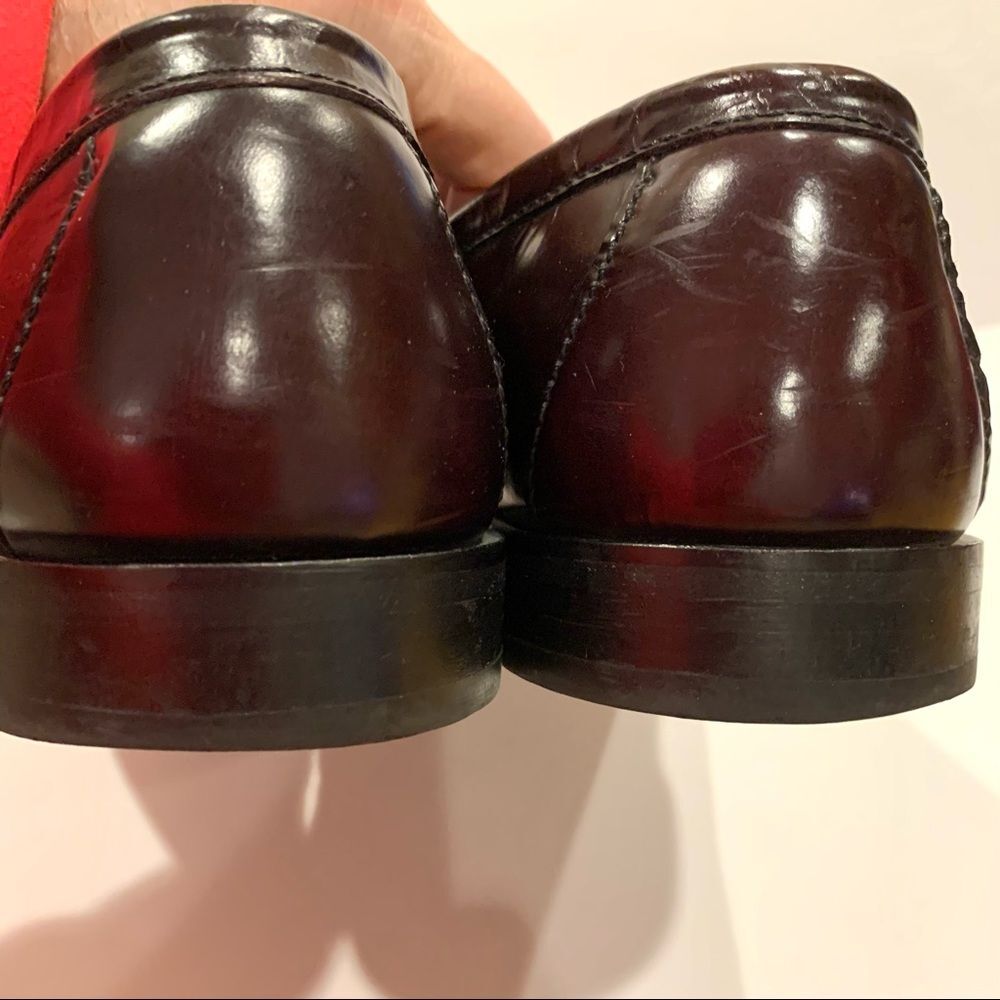 Cole Haan Burgundy Penny Loafers 12D - Picture 6 of 12